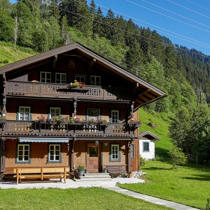 Traditionelles Gruppenhaus im Zillertal für Selbstversorger